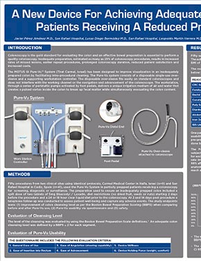 A New Device for Achieving Adequate Bowel Prep in Poorly Prepped Patients Receiving a Reduced Pre-Procedural Preparation. UEGW 2016 Download
